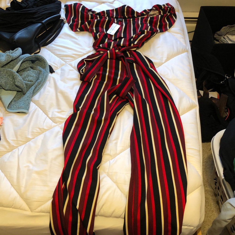 Strapless jumpsuit